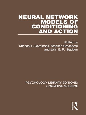 cover image of Neural Network Models of Conditioning and Action